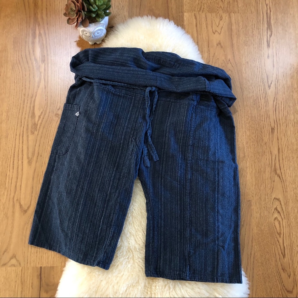 Unisex Thai Wrap Waist Shorts